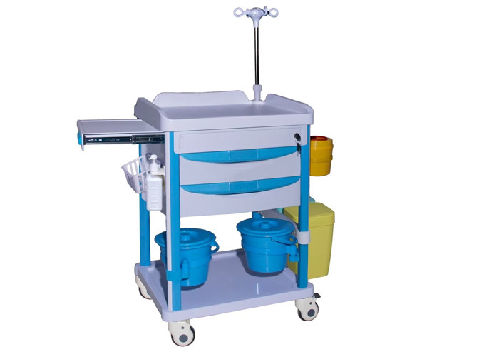 Lockable Pharmacy Cart With 50kg Capacity For Easy Organization