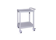 2 Shelves ABS Simple Hospital Trolley , Medical Cart Nursing Equipment