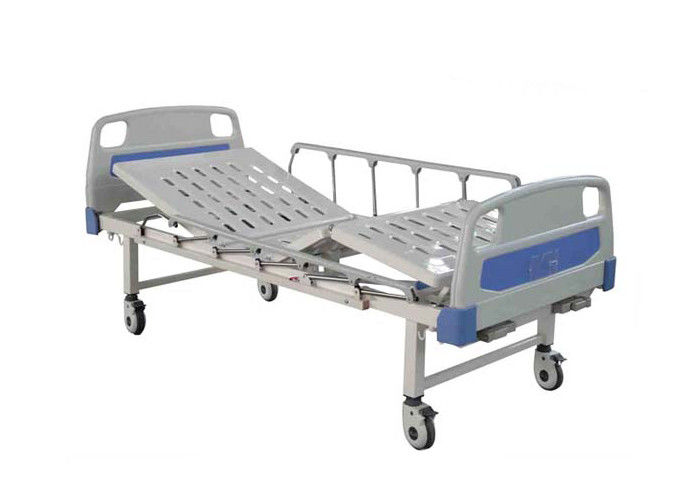 Aluminum Alloy Guardrail Double Crank Medical Hospital Beds (ALS-M202)